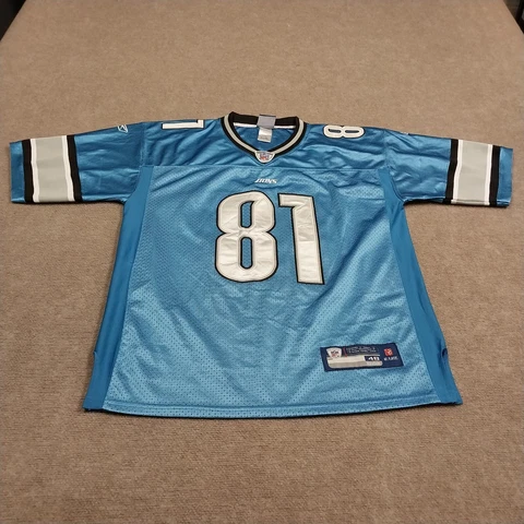 Detroit Lions Calvin JohnsonReebok #81 Reebok Mens Size XL 48 Stitched Jersey Cover