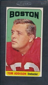 1965 Topps #001 Tom Addison Patriots VG *641 - Picture 1 of 1