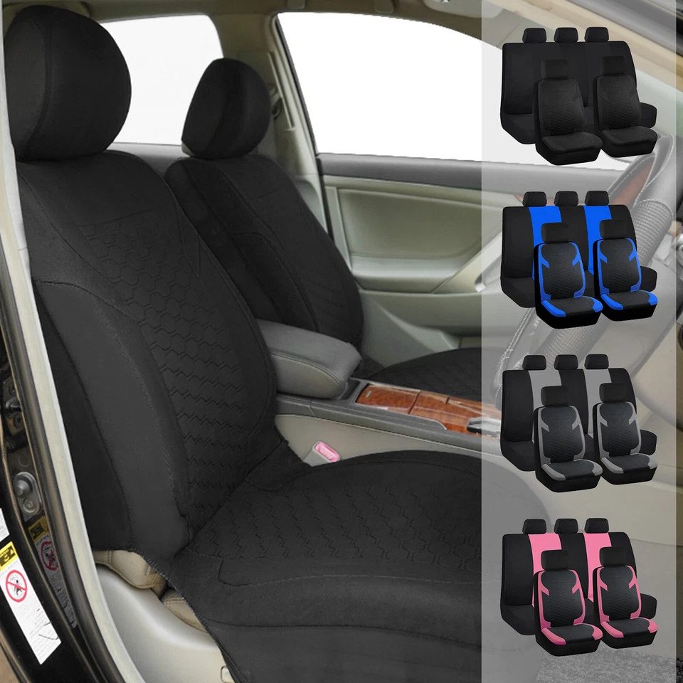 Car Seat Covers For 2000-24 Mazda 3 6 CX-5 CX-7 Protector Polyester Breathable - Image 1 of 4