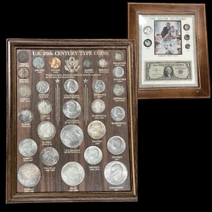 U.S. 20th CENTURY TYPE 28 COIN SET MORGAN & PEACE + THE SILVER STANDARD 1974 SET - Picture 1 of 13