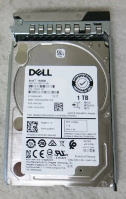 For Dell ST1000NX0473 1TB 2.5" 12Gb/s 8MB 7.2K RPM SAS Drive Dell P/N: 0D4N7V - Image 1 of 3