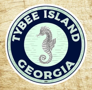 3" Tybee Island Georgia Aufkleber Sticker Atlantik Savanne - Bild 1 von 1