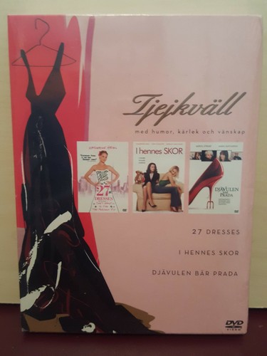 27 Dresses In Her Shoes Devil Wears Prada Region 2 DVD Box Set NEW SEALED (T105