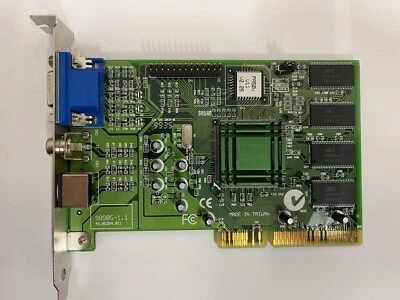 VINTAGE AOPEN PA50V 8 MB (4 CHIP) SIS 6326 AGP VGA CARD VGA COMP SVID OUT MXB80 - Image 1 of 3