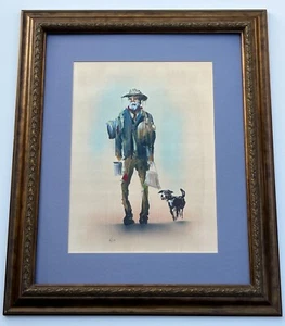 Robert Kerr (Australian, 1925-2003 ) Original Watercolor Painting on board. 1983 - Picture 1 of 14