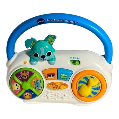 VTech Tune and Learn Boombox 6-36 Months 90+ Songs Sounds Phrases Toy - Image 1 of 4