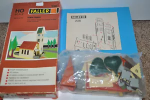 Iglesia de pueblo vintage FALLER HO B-238 - Kit de reedición - Intacto - Imagen 1 de 5