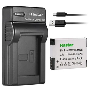 DMW-BCM13 Battery& Slim Charger for Panasonic Lumix DMC-ZS30 ZS35 ZS40 ZS45 ZS50 - Picture 1 of 8