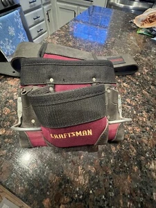 Heavy Duty Craftsman Carpenter Contractor Tool Belt Pouch Adjustable - Picture 1 of 6