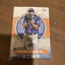 2023 Topps Rip Baseball #55 Ripped Card /99 Justin Verlander Mets