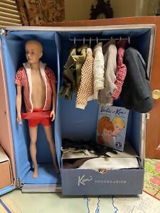 Barbie’s 1960s Vintage Lot with 1960’s Ken, Clothes,Accessories and Case