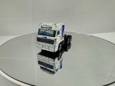 Matchbox Convoy CY25 DAF 3300 Space Cab Box Truck Blue Orange. 1/86 Macau Rare! - Image 1 of 4