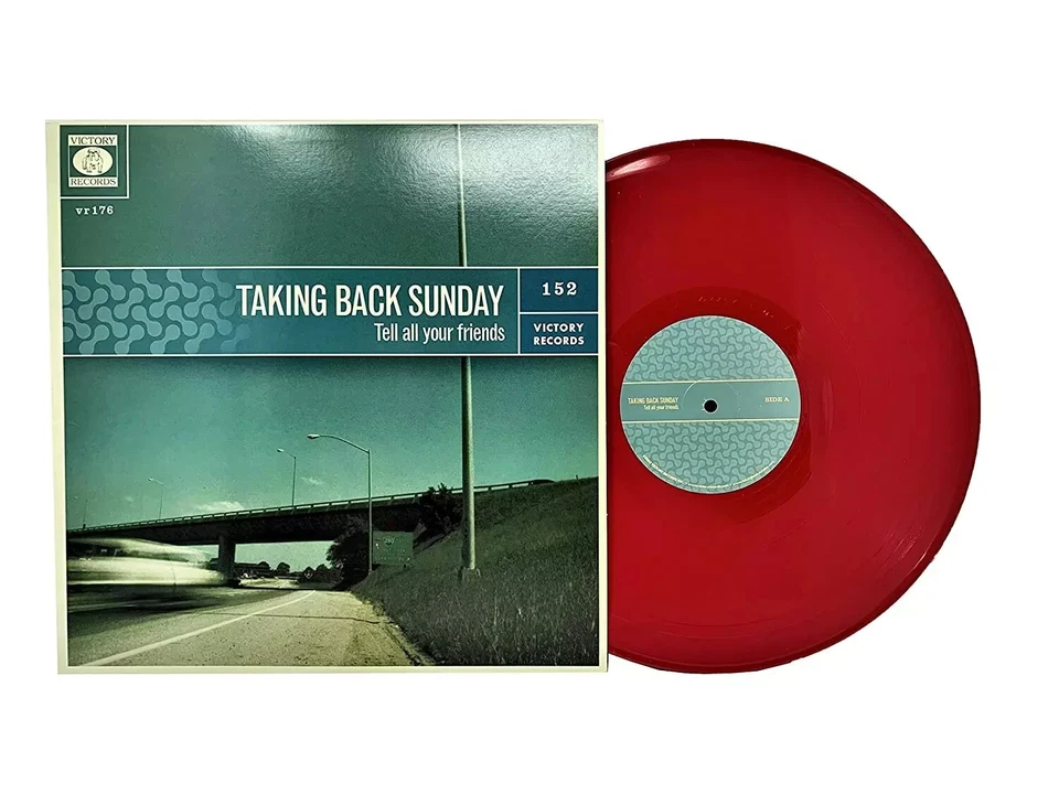 Taking Back Sunday Tell All Your Friends Exclusive Red Smoke Colored Vinyl LP - Image 1 of 1