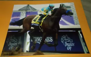 VICTOR ESPINOZA AMERICAN PHAROAH SIGNED 2015 BREEDERS CUP 8x10 PHOTO CHAMPION - Picture 1 of 1