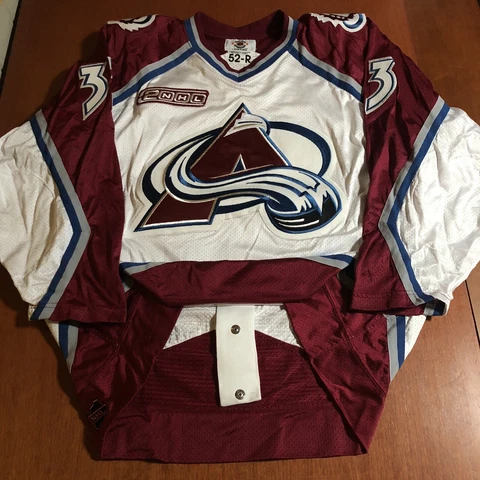 Starter Authentic Patrick Roy Colorado Avalanche Mesh 2NHL NHL Jersey White 52 Cover