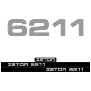 Zetor 6211 Tractor Aftermarket Decal Aufkleber Adesivo Sticker Set - Picture 1 of 2