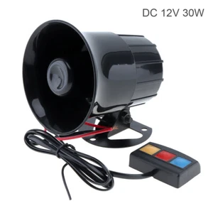 3 Sound Loud Speaker Alarm Horn 105db for Car / Motorcycle Truck Siren 30W 12V - Picture 1 of 12