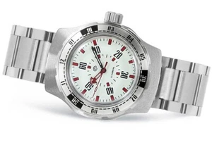Nuevo reloj automático para hombre Vostok Amphibian Pripyat 16089A esfera blanca (20 ATM) - Imagen 1 de 7