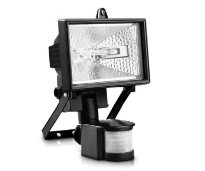 150W Garden Halogen Flood Light Outdoor Security Light with Motion PIR Sensor - Image 1 of 3