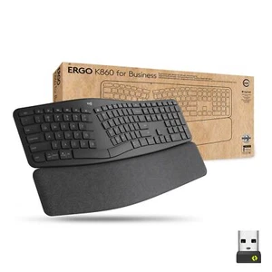 Logitech Ergo K860 Split Wireless Keyboard for Business - SPANISH SPAIN LAYOUT - Picture 1 of 9