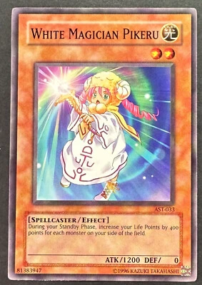 YUGIOH White Magician Pikeru Ancient Sanctuary AST-033 Common Unlimited LP - Image 1 of 2