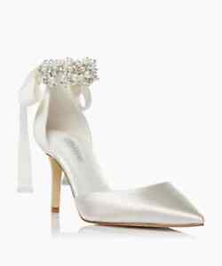 Dune London Womens Neutral Synthetic Medium Bridal Shoes Size EU 39 UK 6