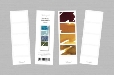 Wearingeul Four Photos Color Swatch em Branco - NOVO - Imagem 1 de 2