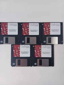 Micrografx Picture Publisher 5.0 PC 3.5" Floppy Disks Crop Sharpen Edit - Picture 1 of 3