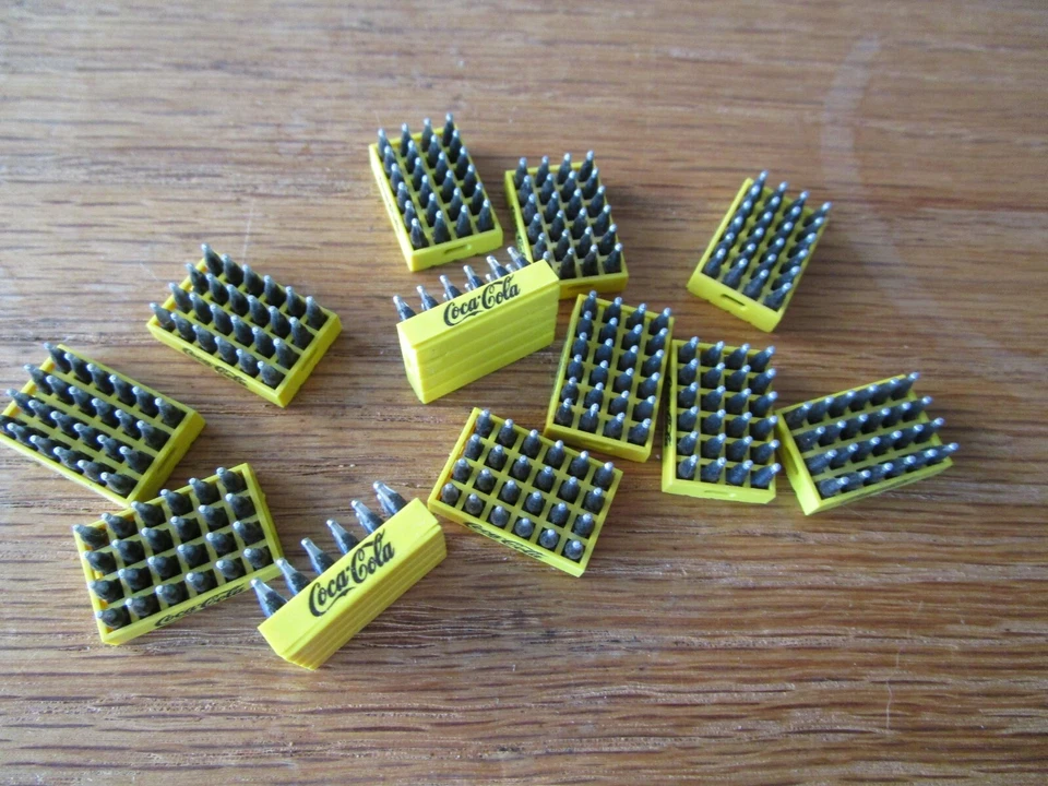 Lot of 12 Danbury Franklin Mint Coca Cola Bottle cases Case 1/24 G Scale - Image 1 of 1