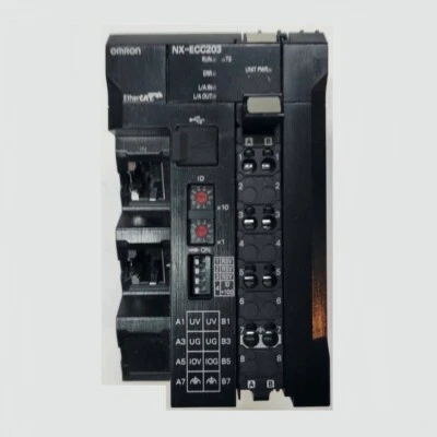 ▀▄▀▄▀ OMRON NX SERIES NX-ECC203 ETHERCAT V1.5 -- COMMUNICATION NX ECC203 - Photo 1/2