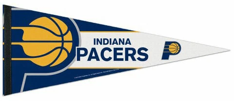 Indiana Pacers Premium Felt Pennant Roll Up USA SELLER FREE SHIPPING WHITE Cover