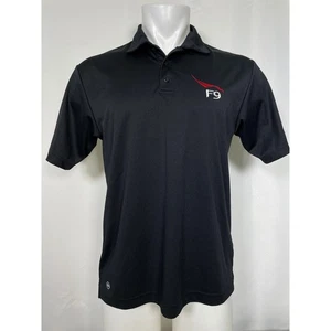 SpaceX F9 Rocket Mission Stormtech schwarz Golf Poloshirt Herren MEDIUM - Bild 1 von 13