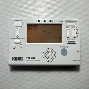 Korg TM-60C Combo Tuner + Metronome - White Tested - Picture 1 of 3