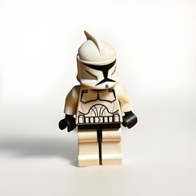 LEGO Star Wars Clone Wars Phase 1 Clone  Trooper SW0201 w/ Pilot Trooper Helmet