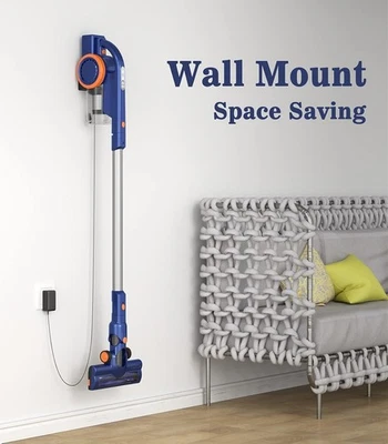 ORFELD EV679 Akku Staubsauger Kabellos 20000Pa Stick Vacuum 4 in 1, -Blau