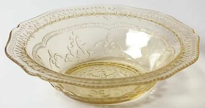 Federal Glass  Patrician Amber 5" Small Fruit/Dessert Bowl 124548 - Picture 1 of 1