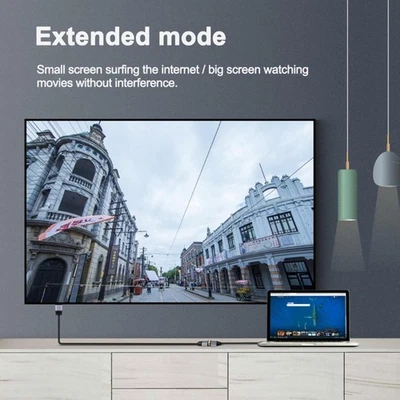 1080P PC Computer HDTV to VGA Video Converter VGA Male to HDTV Male Adapter - Image 1 of 4