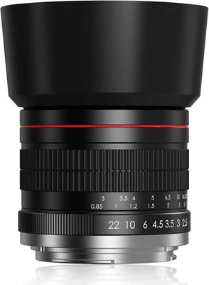 85mm Lens for Canon RF - 85mm f1.8 Portrait Lens Manual Focus(MF) for Canon EOS - Image 1 of 4