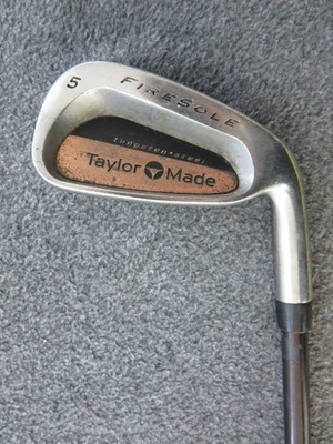 Suela de fuego de hierro TaylorMade de tungsteno 5 R-80 varilla de burbuja de grafito para hombre derecha Foto 1 de 4