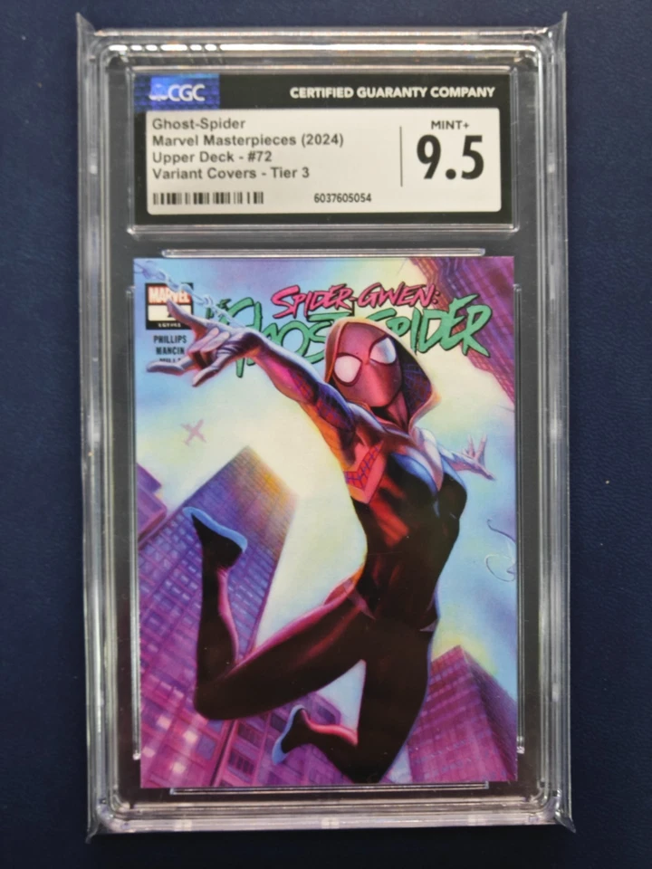 2024 Masterpieces Nahuel Grego #72 Ghost Spider Variant Cover 006/399 CGC9.5 - Image 1 of 2