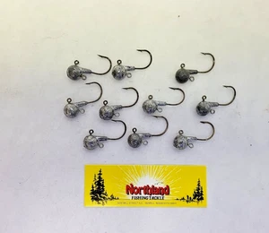 10 Pack Original Northland Fireball Jigs unpainted 1/8 oz Wide gap hook - Picture 1 of 2