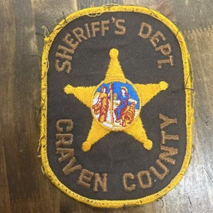 North Carolina Sheriff Department of Craven County Schulteraufnäher - Bild 1 von 3