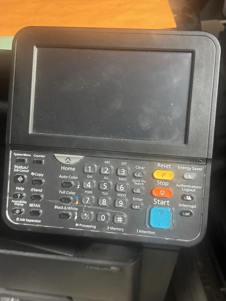 KYOCERA TASKALFA 406CI COLOR LASER PRINTER Control Panel Screen - Image 1 of 1