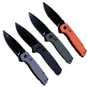 EDC Terminus XR Folder 3" CRYO D2 Stahl SCHWARZ Klinge GRÜN Griff Messer 2025 Neu - Bild 1 von 11