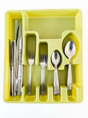 (28 PIEZAS) Cuchillos Cuchillos Cubiertos de Acero Inoxidable Farberware AMOUR de Colección Foto 1 de 4