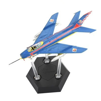 20.3cm Diecast Alloy 1/72 East German Air Force MIG-19 Fighter Model Toy Gift - Image 1 of 4