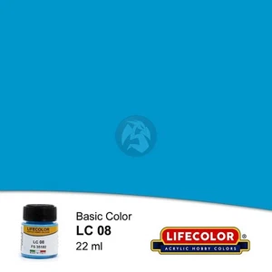 LifeColor Acrylic Paint LC Basic Colors Matt Pale Blue FS 35182 (22ml) LC08 - Picture 1 of 1