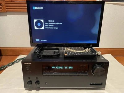Onkyo TX-NR595 7.2 Channel Home Theater Bluetooth 4K AV Stereo Receiver Bundle - Image 1 of 4