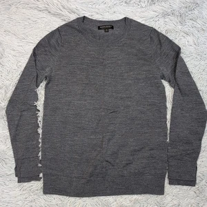 Banana Republic Shirt Womens S Gray Top Merino Wool Casual Comfort Soft - Picture 1 of 10