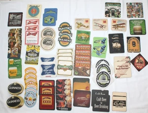 100+ LOT Vintage/New Beer Bar Restaurant Advertising Cardboard Drink Coasters-3 - Picture 1 of 18
